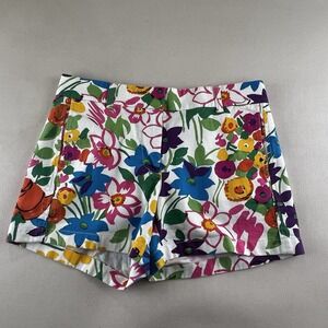 J. Crew Women's Size 4 Classic Flowery Women's Shorts Floral Happy